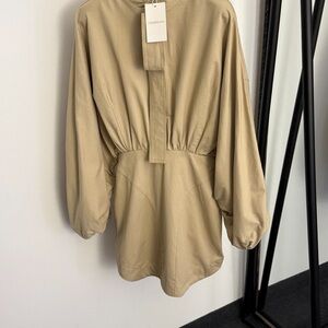 ZIMMERMANN Beige Utility Romper  S